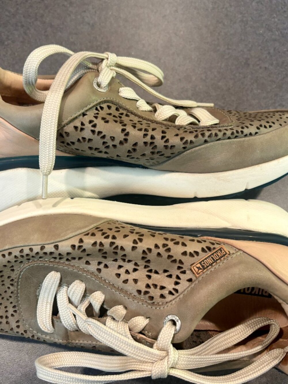~~Pikolinos Women’s Sella Metallic Shoes Sneakers EU Size 36 Size US 6 - Picture 3 of 8